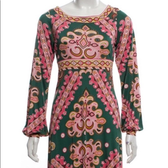 TIBI Knee - Length Printed Shift Dress - Picture 3 of 6